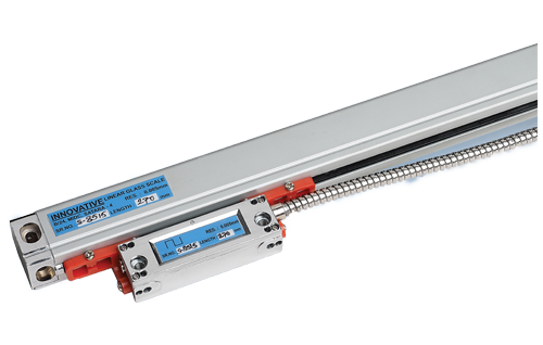 Where are glass scale linear encoders used?