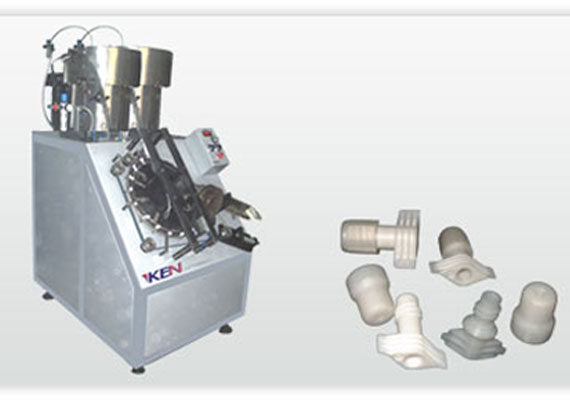 We are a reputed manufacturer and supplier of Spout Caps Assembly Machines. Our offered machine is manufactured using the premium quality raw material.