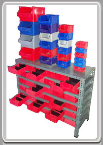 Plastic Bins Rack