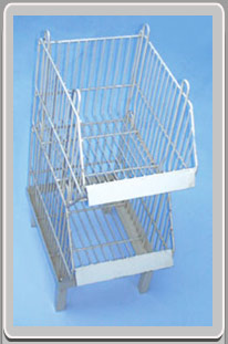 Supermarket Wire Bins Racks